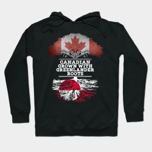 Canadian Grown With Greenlander Roots - Gift for Greenlander With Roots From Greenland Hoodie